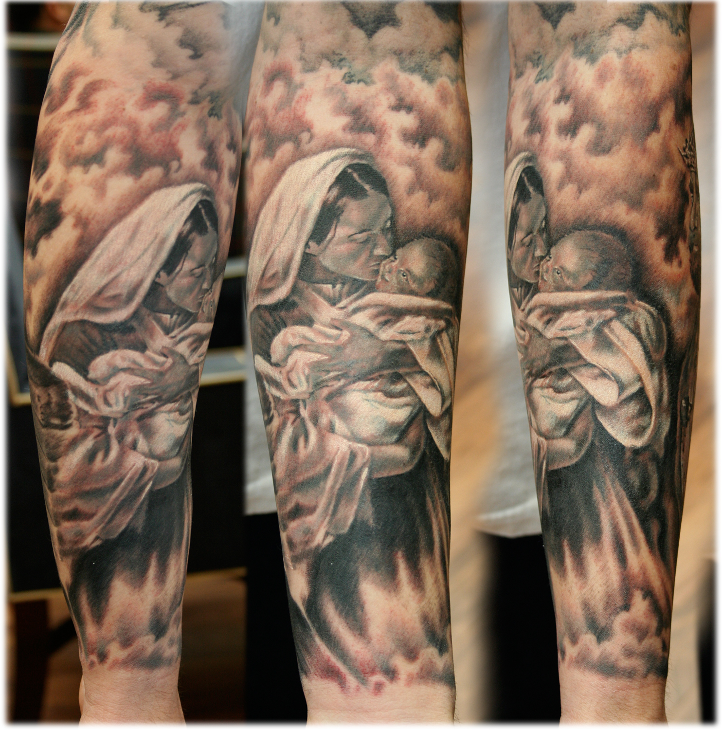 Virgin Mary Tattoo