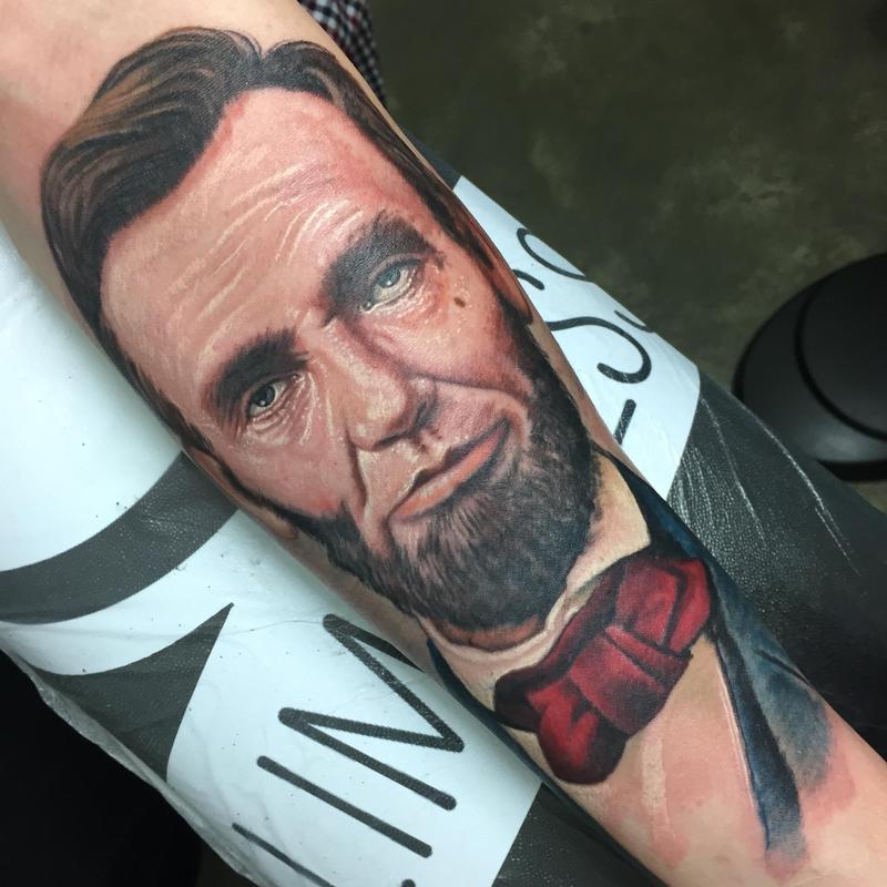 Abraham Lincoln Tattoo