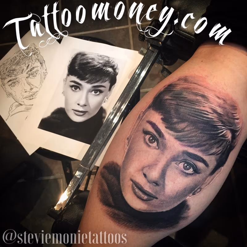 Audrey Hepburn Tattoo