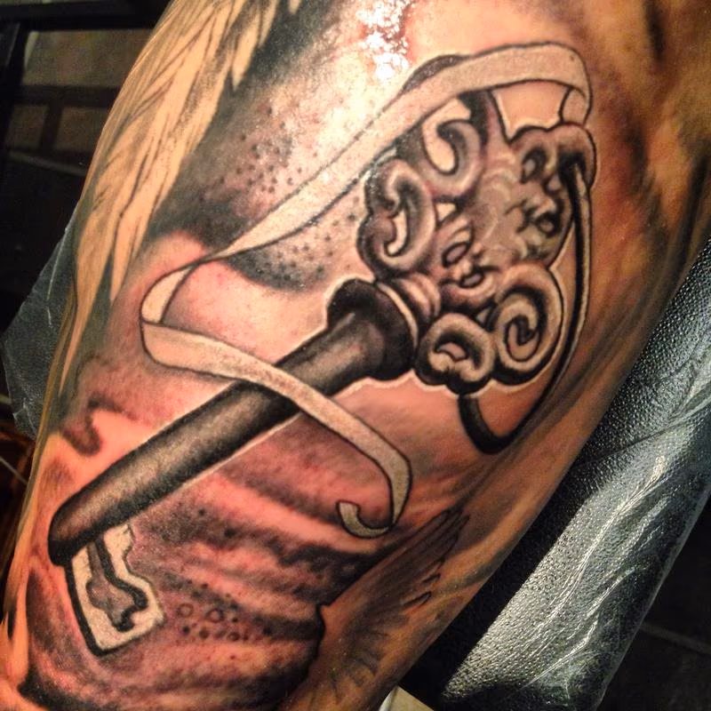 Skeleton Key Tattoo