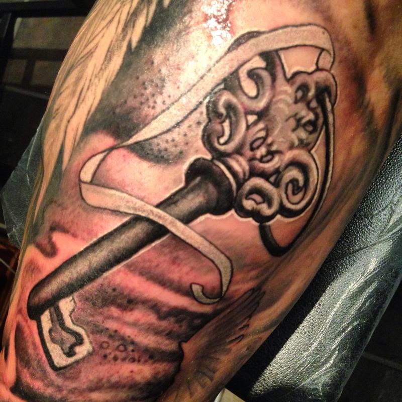 Skeleton Key Tattoo