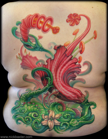 Fantasy Floral Backpiece