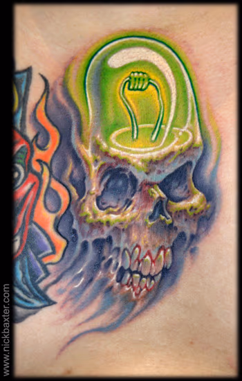 Lightbulb Skull