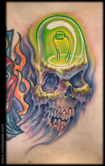 Lightbulb Skull