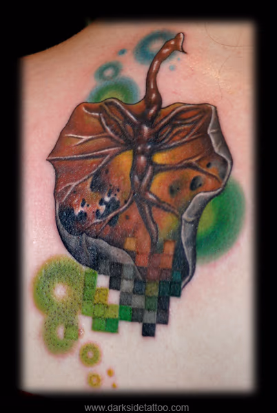 Rotting Autumn Leaf Coverup