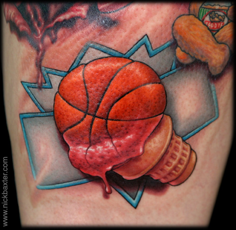 NBA Jam Ice Cream Cone