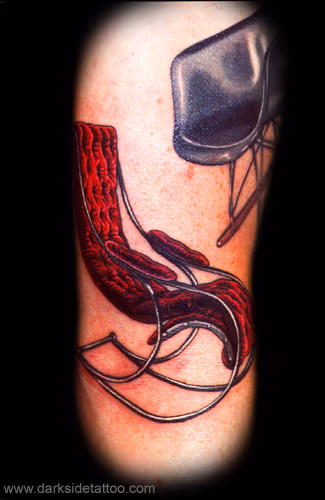 Red Rocking Chair