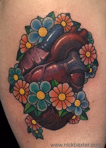 Heart and Flowers