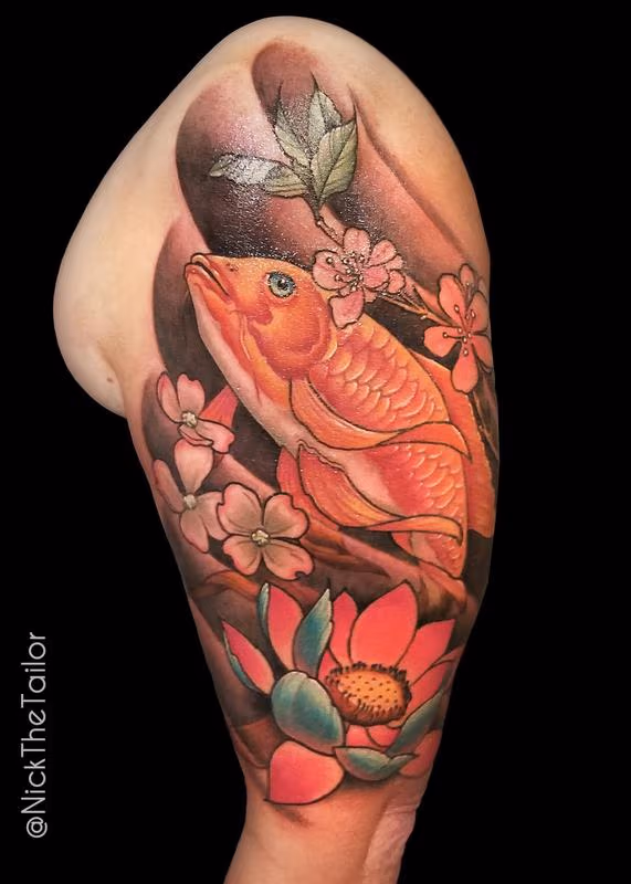 Koi Half Sleeve
