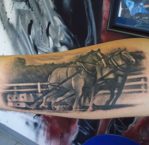 Pulling Horses