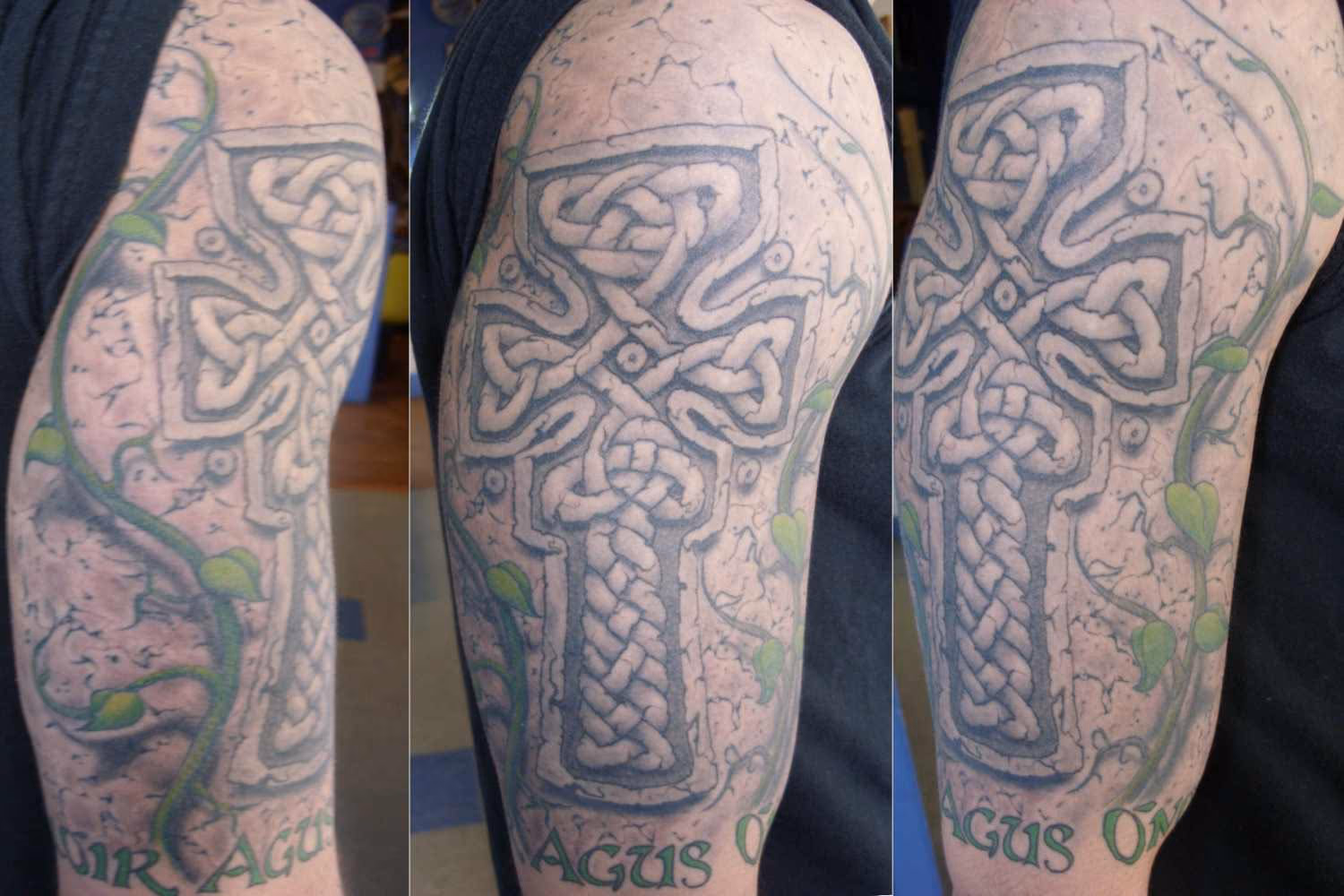 Stone celtic cross