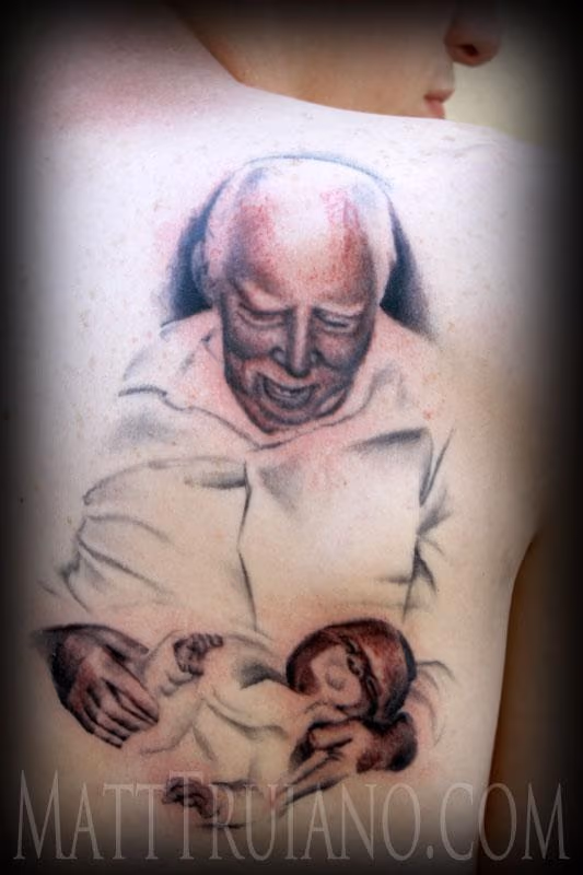 Grandpa and baby