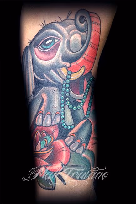 elephant and pearls