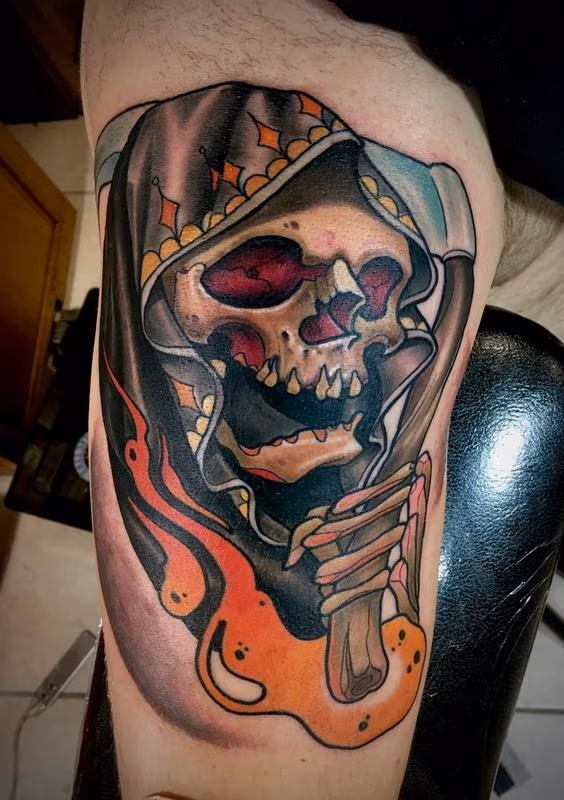 Neo Traditional Reaper
