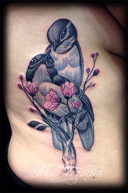 birds and blossoms