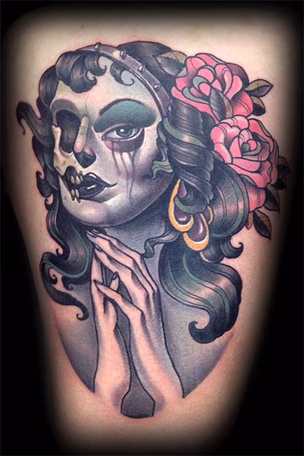 half dead pinup