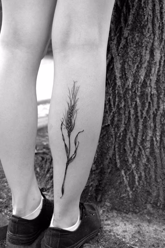 wheat tattoo