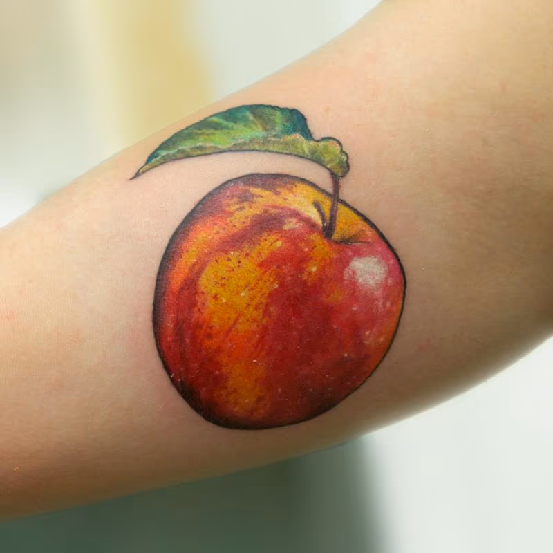 apple tattoo