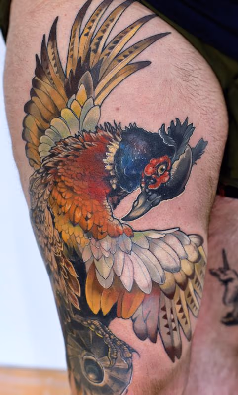 pheasant tattoo