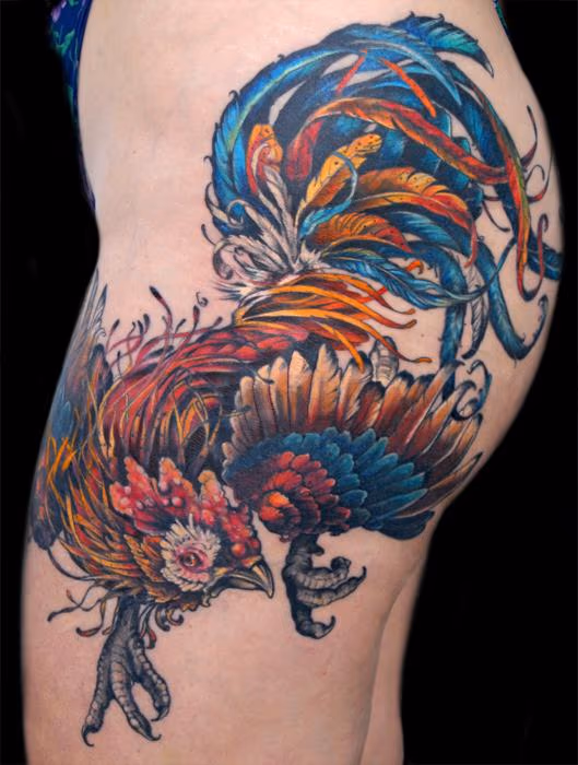 rooster tattoo