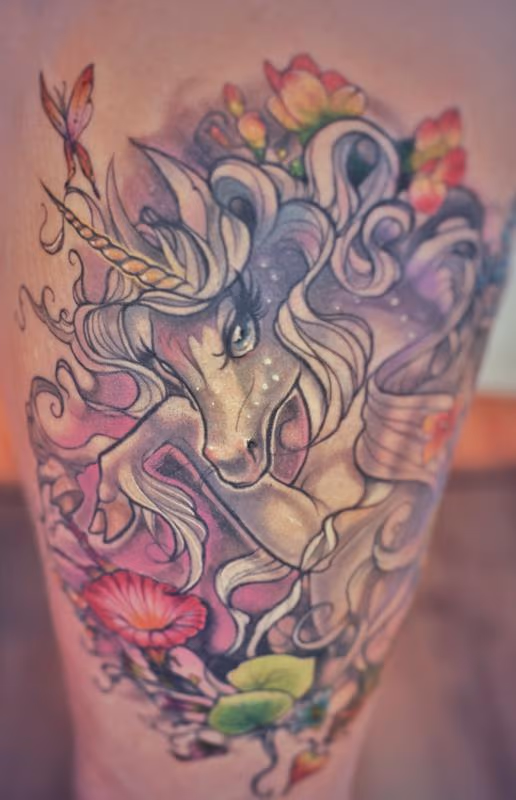 The Last Unicorn Tattoo