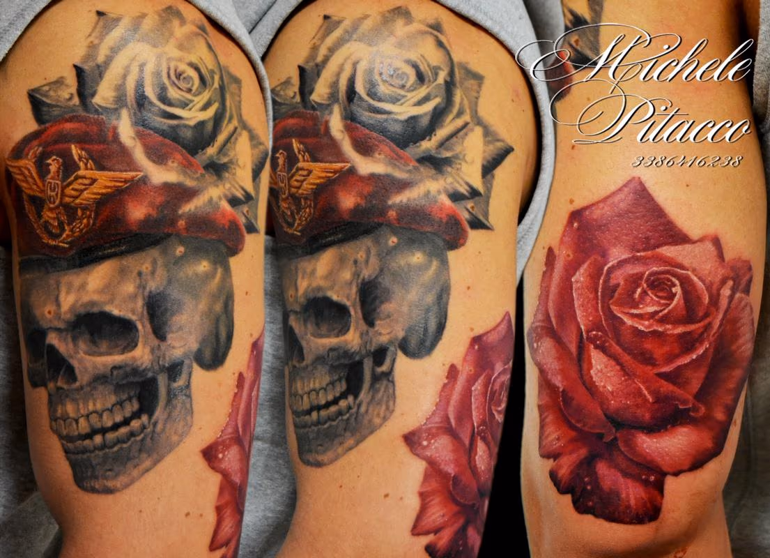 Skull Rose