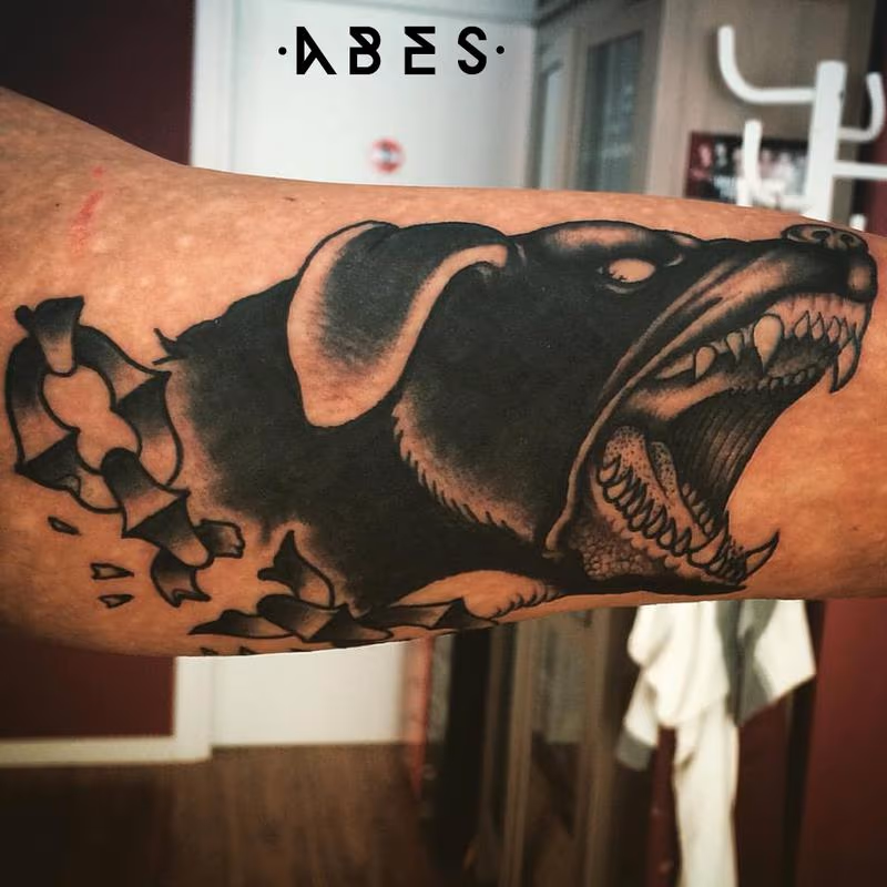 black dog
