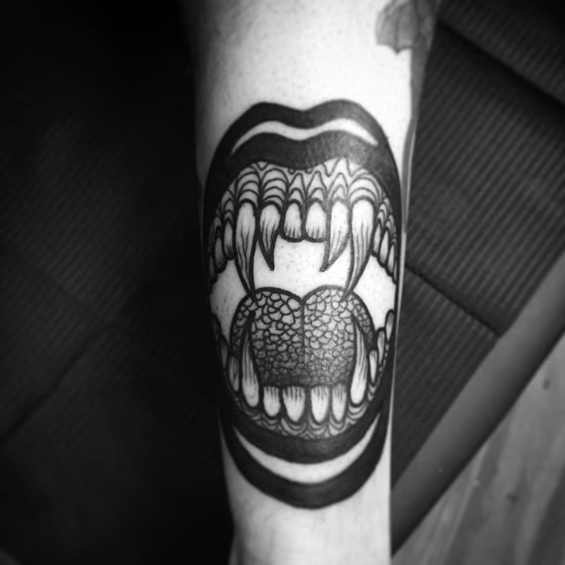 vampire mouth