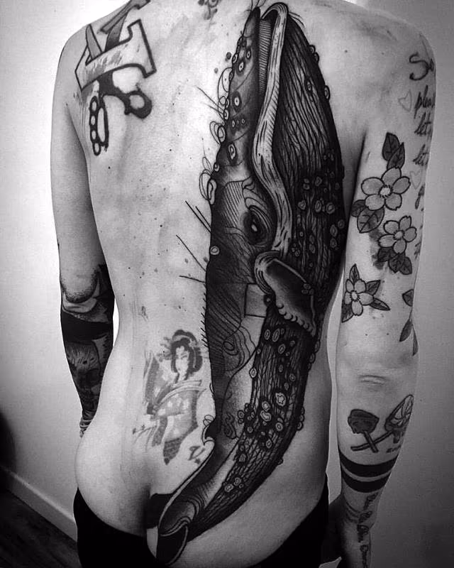 back whale