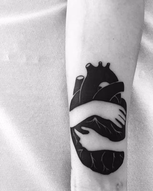 heart hug