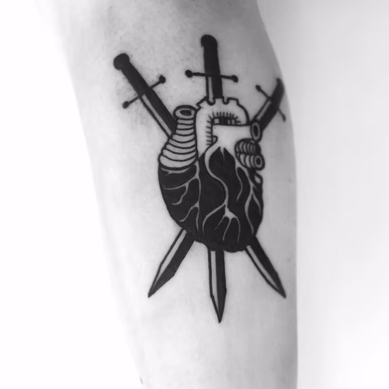 heart daggers