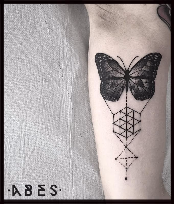 geometric butterfly