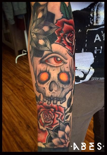 rose n skull