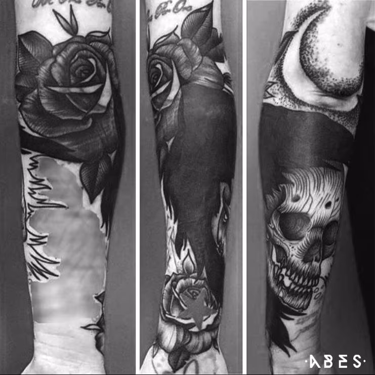 DEATH AND ROSE COVER UP