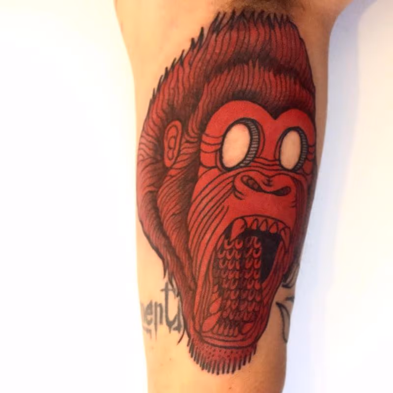 red gorilla