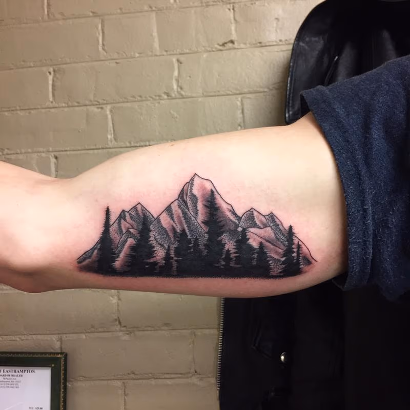 Landscape tattoo