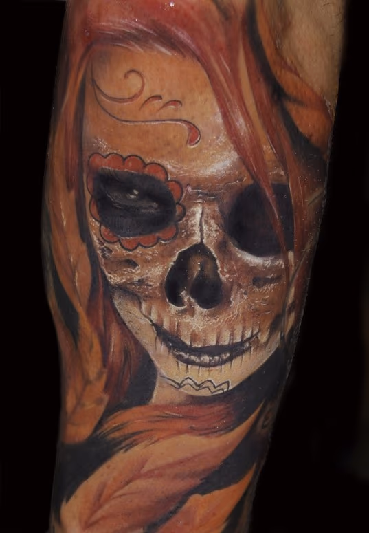 Day of the dead skull