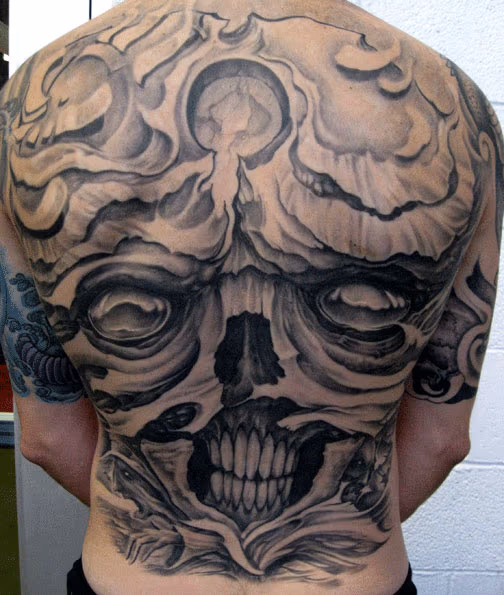 Skully Backpiece