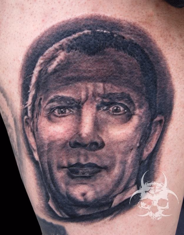 Bela Lugosi Dracula tattoo