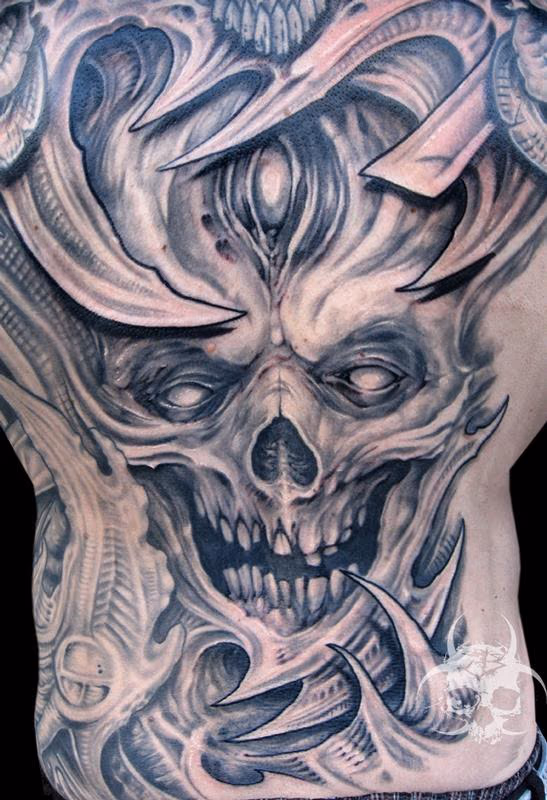 Skull backpiece