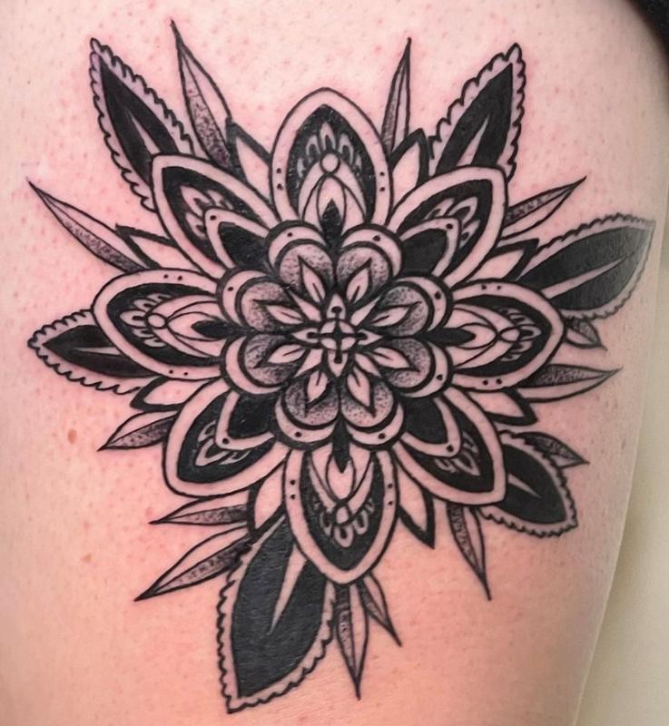 Brennan Walker Black-Line Mandala