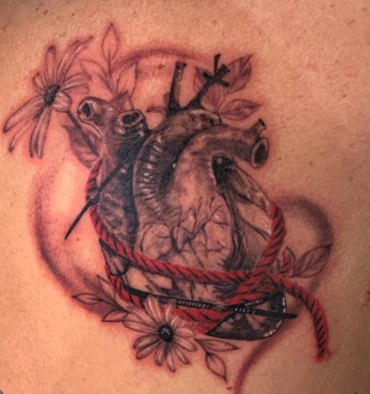 Anna Mia Anatomical Heart and Rope