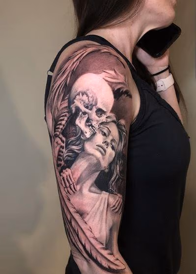 Oak Adams Skeleton Angel