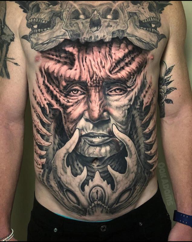 Oak Adams Chest Piece