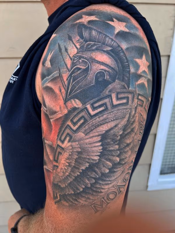 Spartan Tattoo by Irish Chris