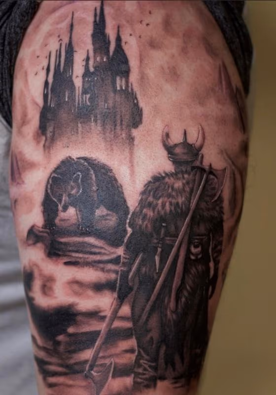 Anna Mia Viking Scene