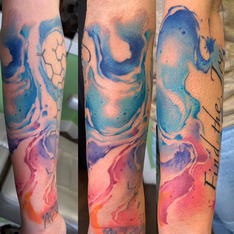 Water Color Tattoo by Irish Chris
