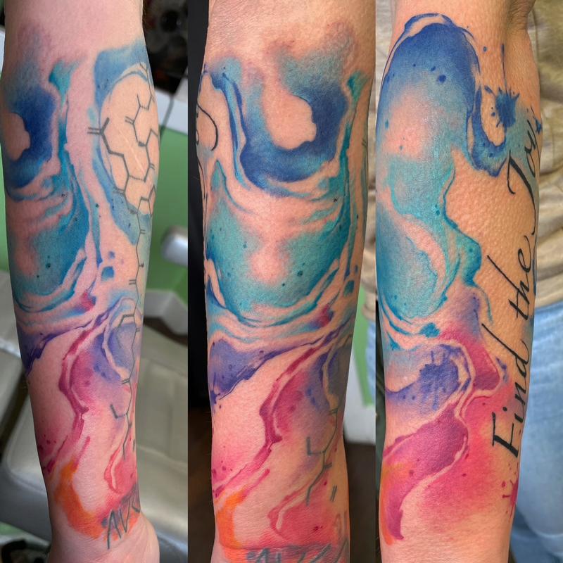 Water Color Tattoo by Irish Chris