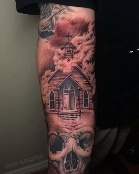 Oak Adams Burning Church