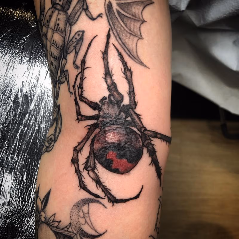 Brennan Walker Black Widow Tattoo